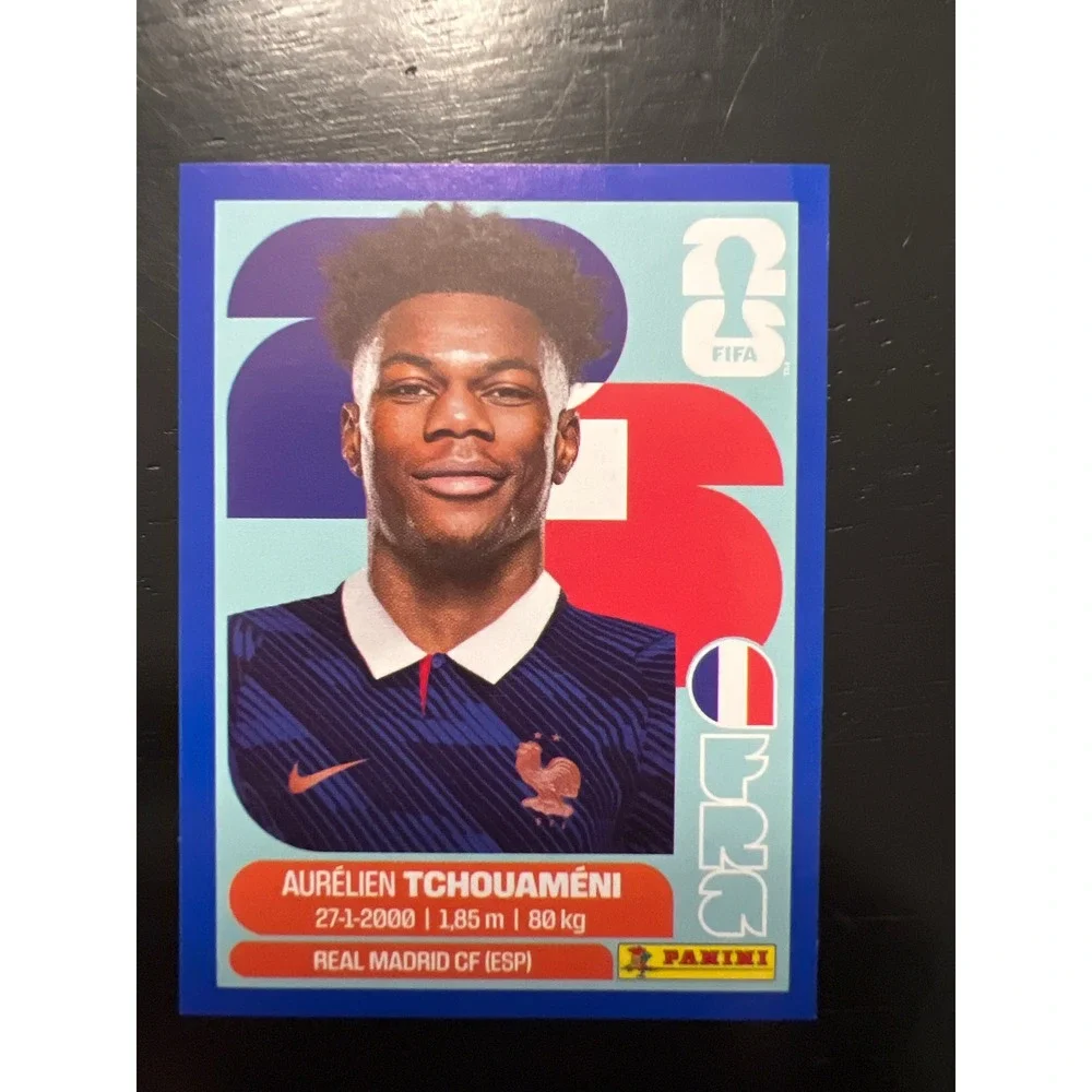 Panini FIFA World Cup 2026 Aurelien Tchouameni France FRA 9 Blue Border
